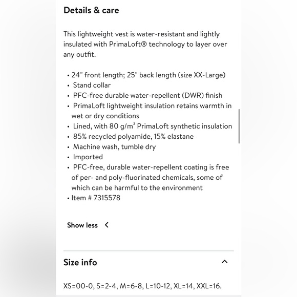 Vuori Canyon Insulated Vest - Black - Picture 8 of 8